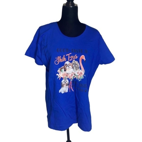 Fruit Of The Loom Blue T-Shirt Women’s Size 2XL - Picture 1 of 9